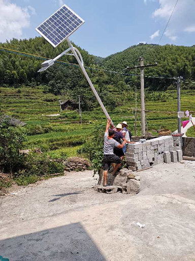 廣西省欽州市農村太陽能路燈獎補項目